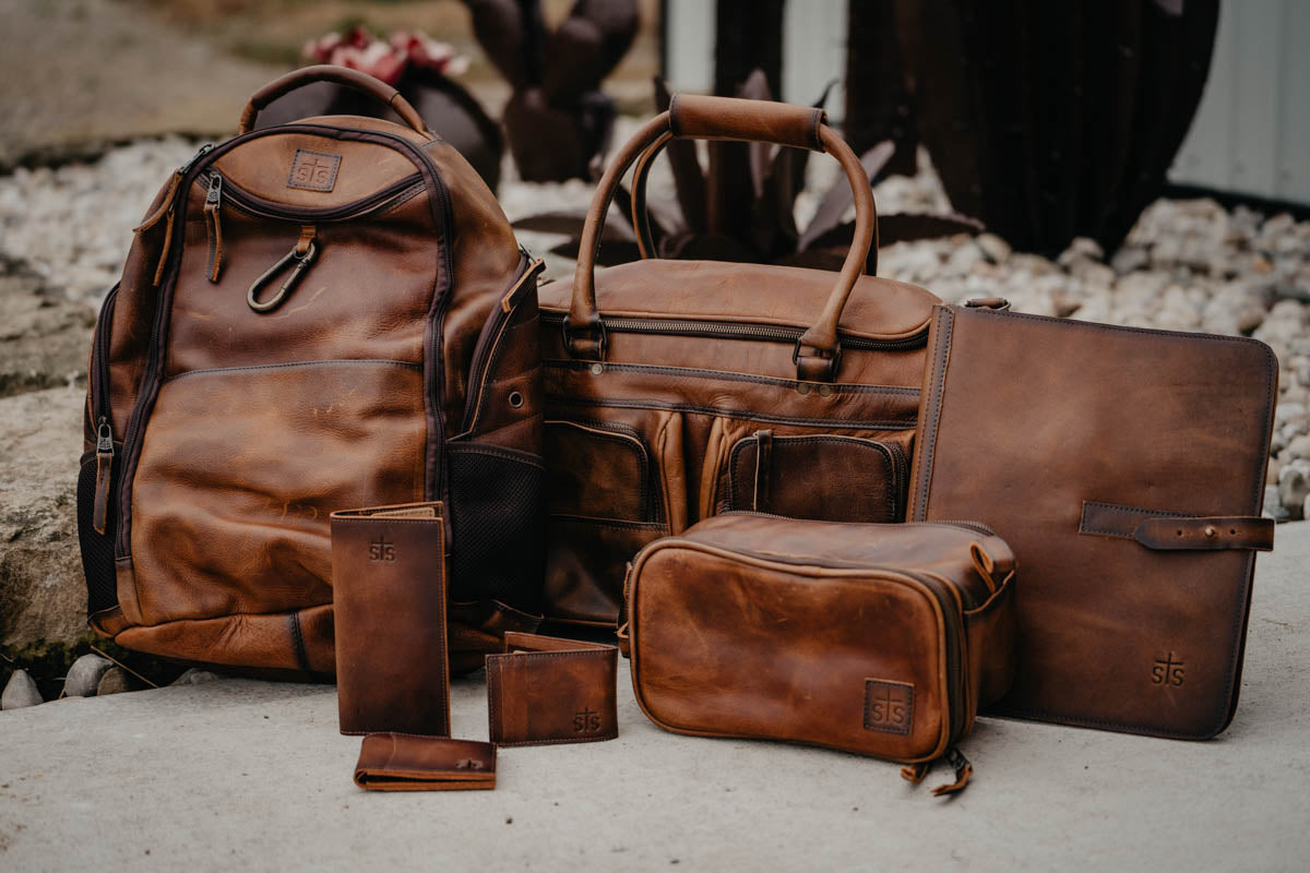 'Tuscan' Rancher Leather Document Folder by STS Ranchwear