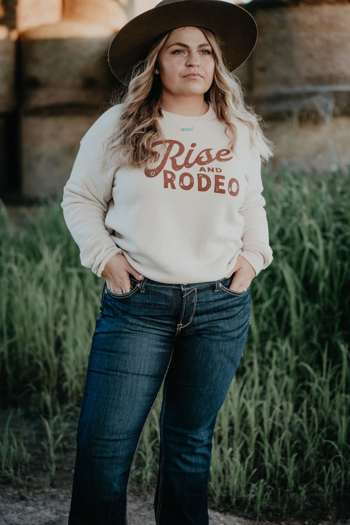 'Rise and Rodeo' Graphic Sweatshirt (S-XL)