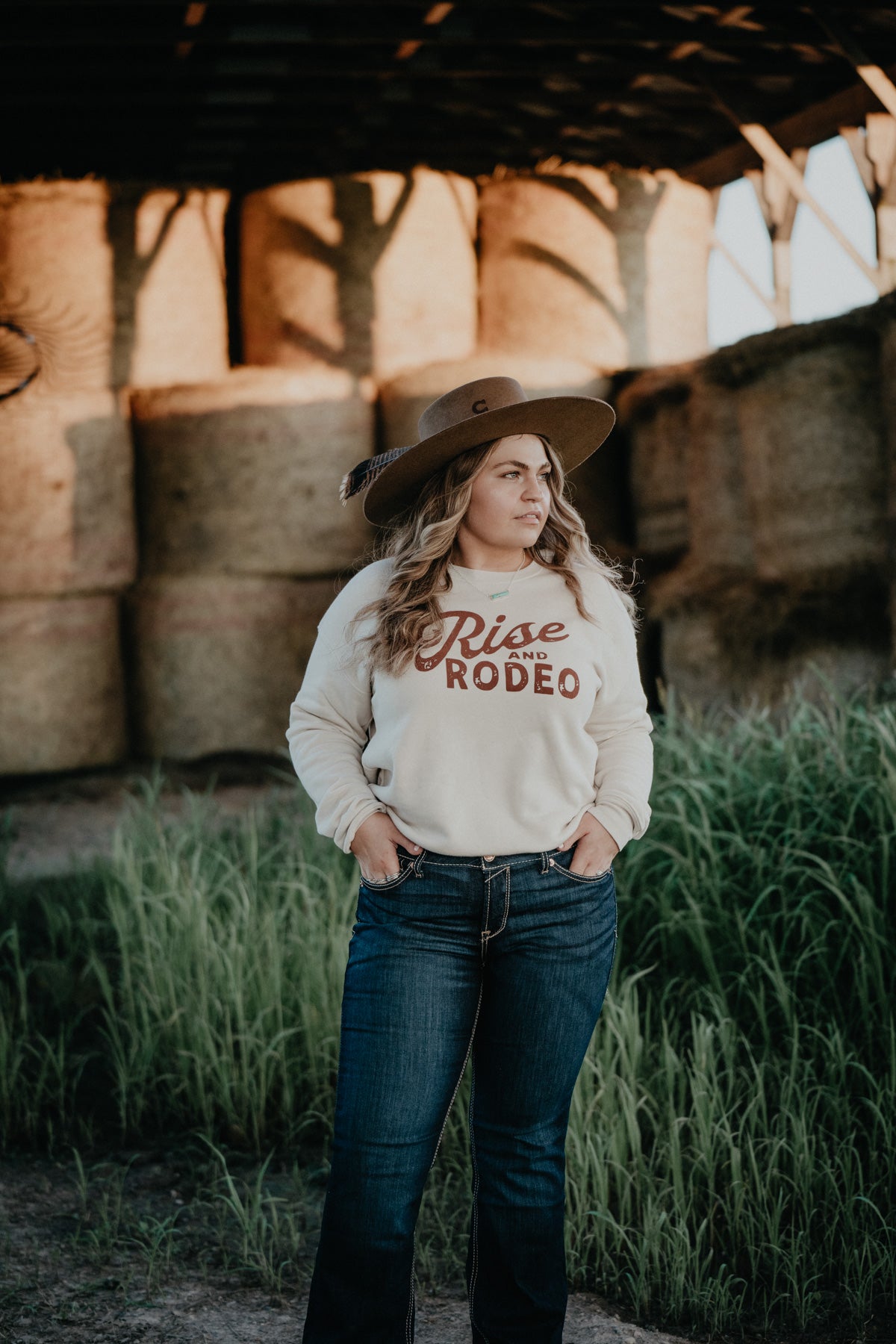 'Rise and Rodeo' Graphic Sweatshirt (S-XL)