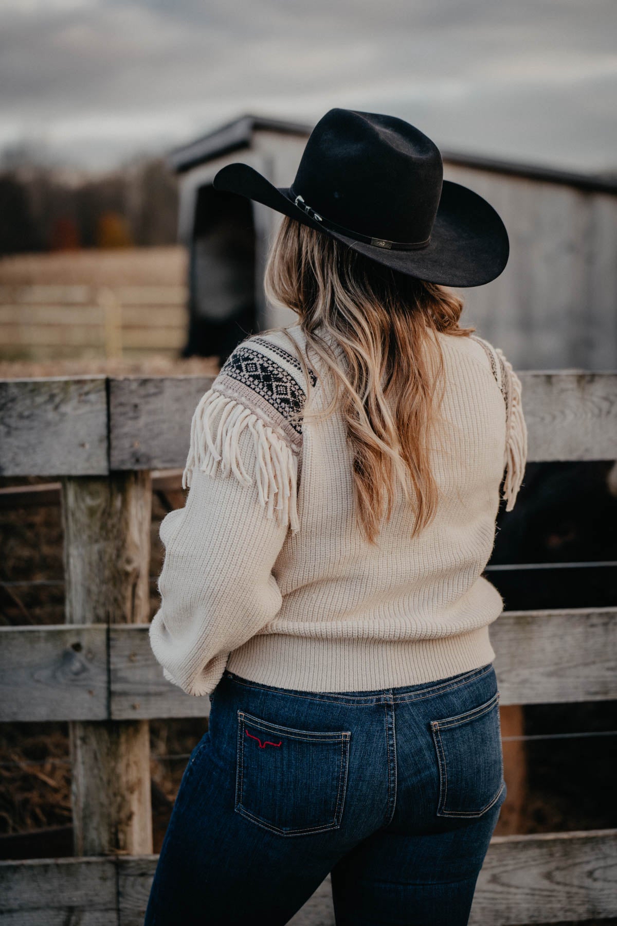 'North Face' Fringe Knit Sweater (S - XL)