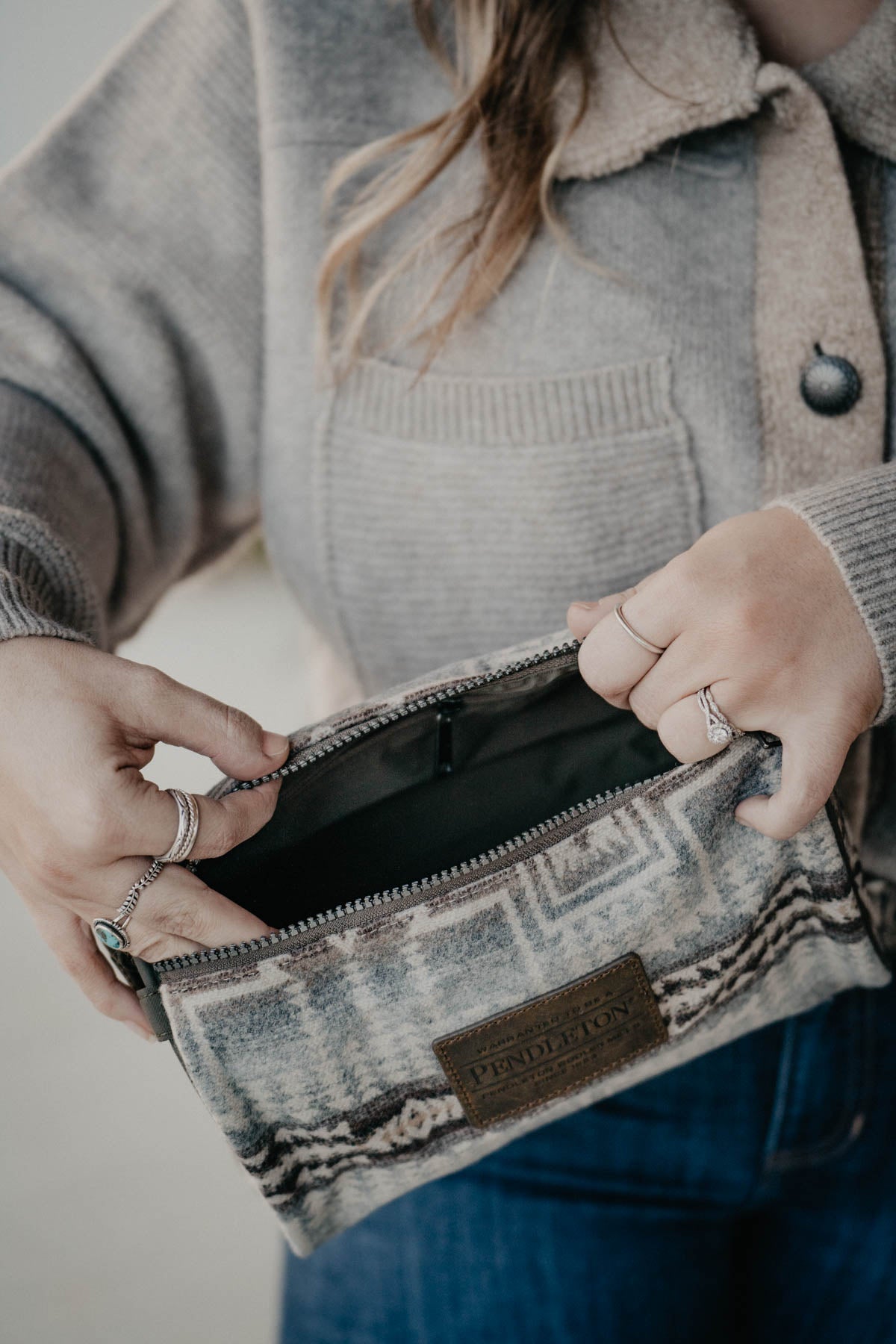 Pendleton {Harding Grey Star} Travel Kit