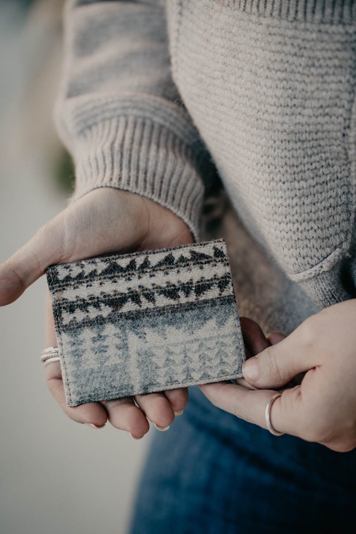 Pendleton {Harding Grey Star} Slim Wallet