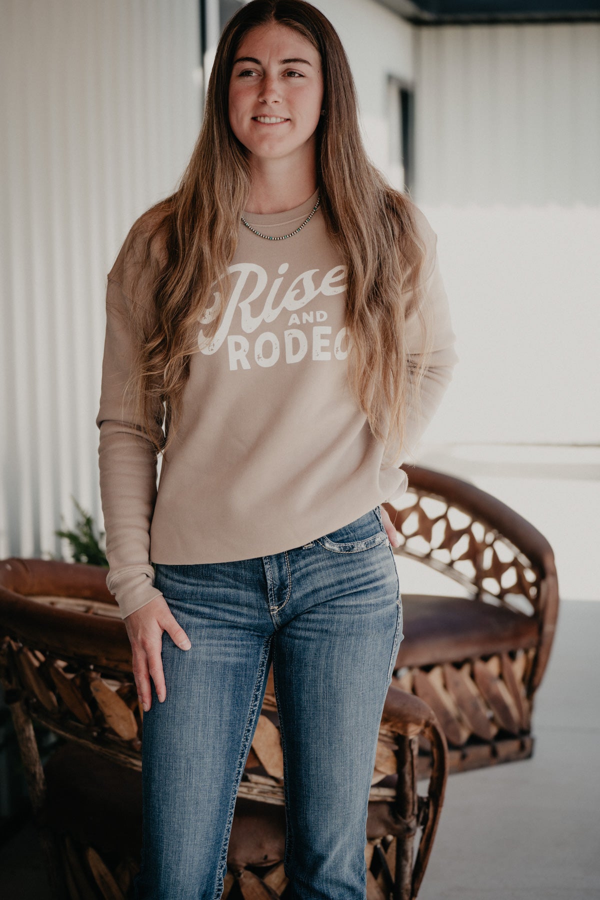 'Rise and Rodeo' Graphic Sweatshirt (S-XL)