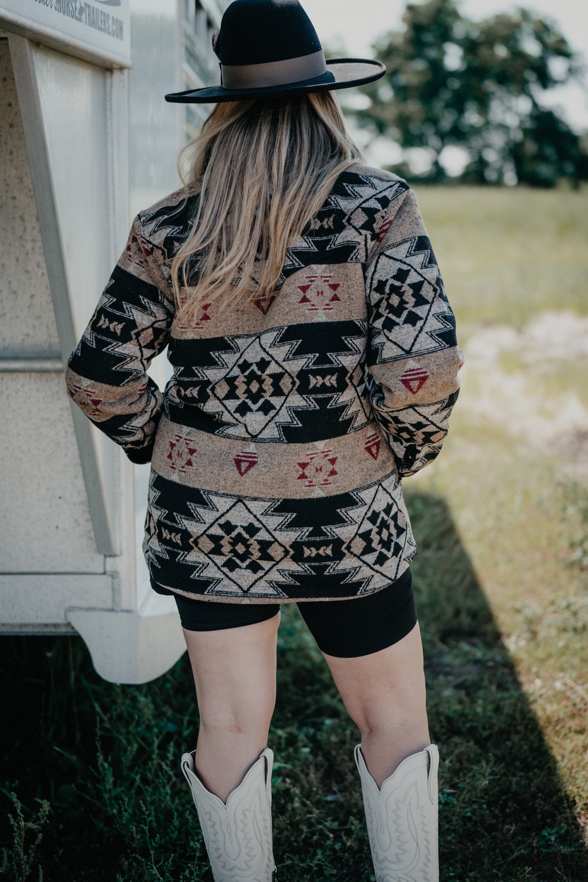 'Skylar' Aztec Berber Lined Jacket by Outback (S - 2XL)