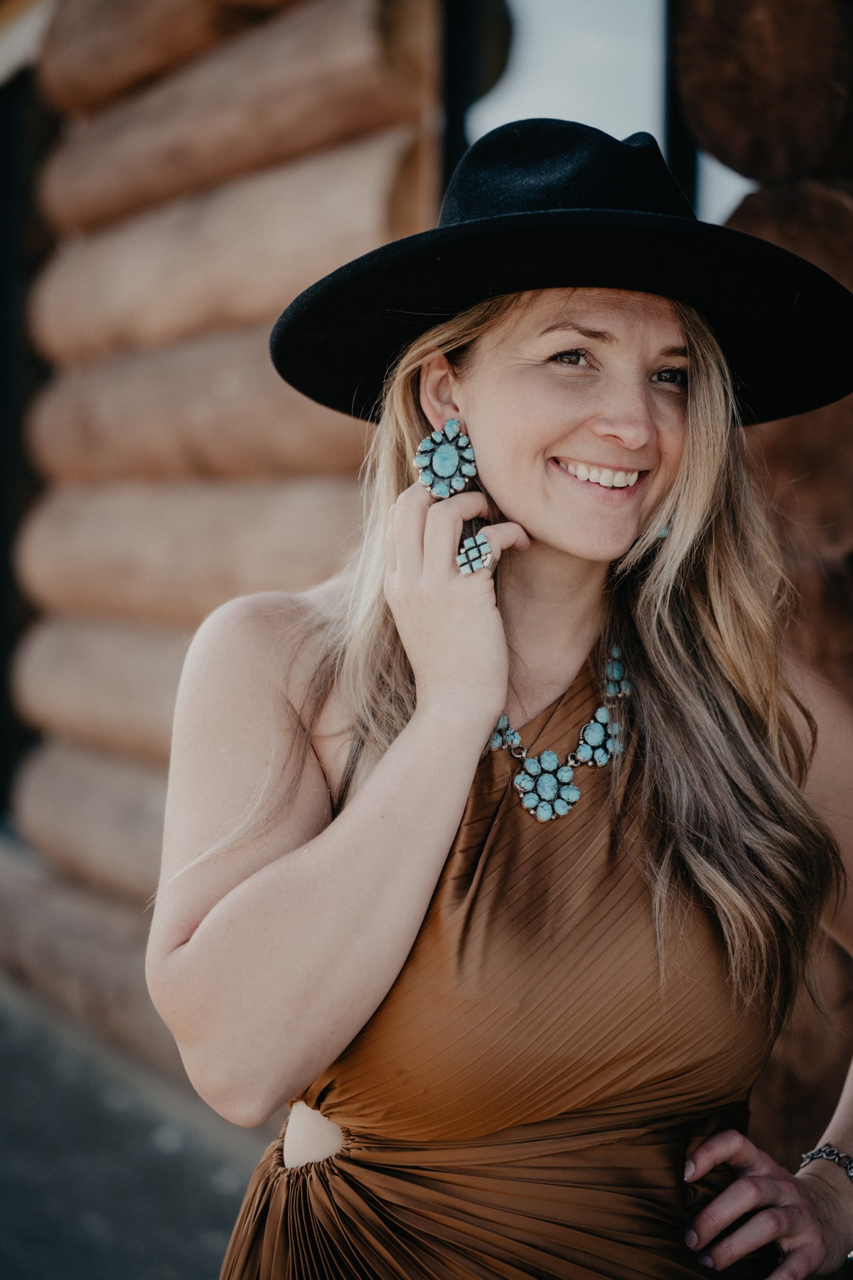 Large Statement Cluster Earrings