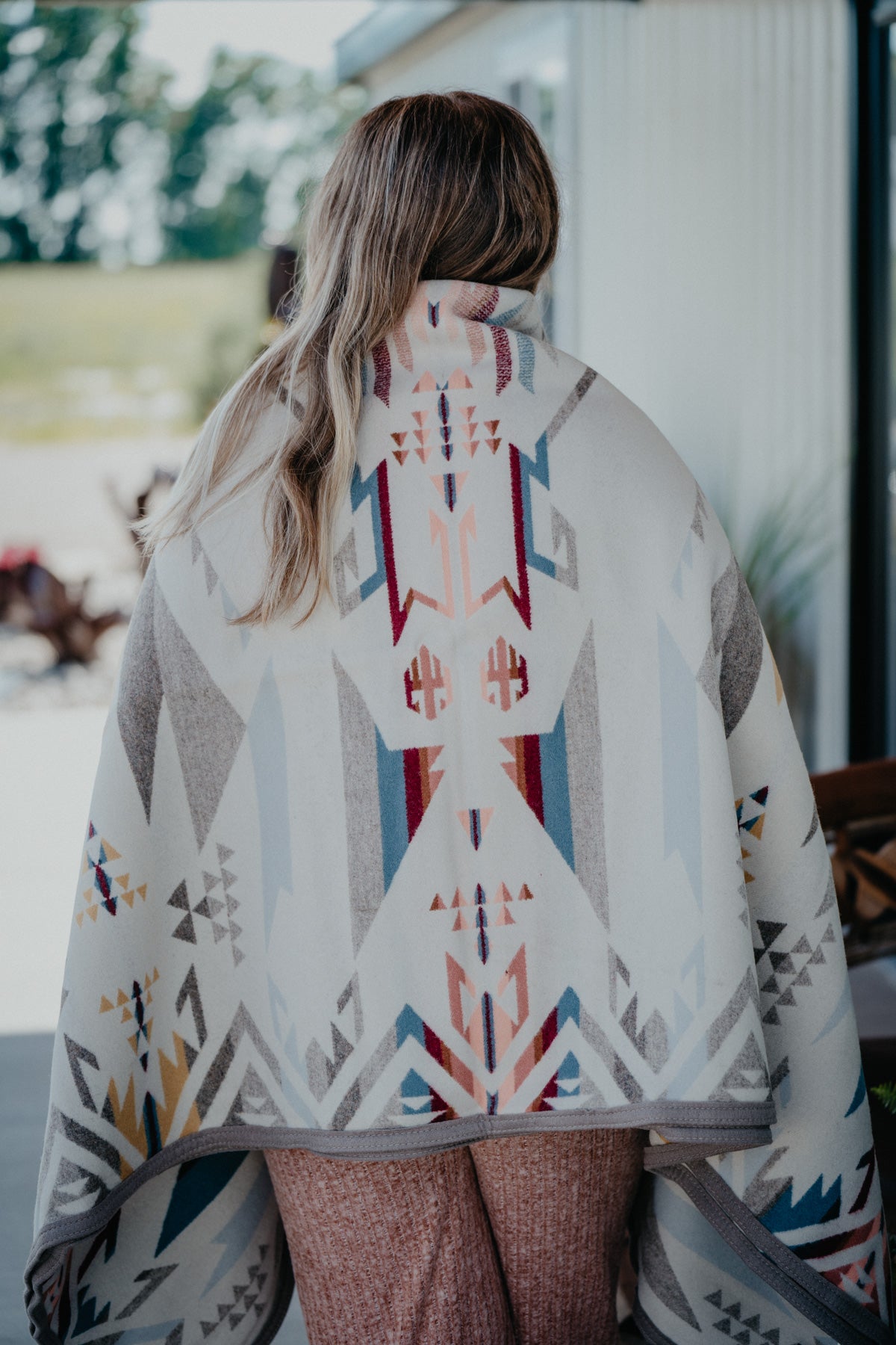 Pendleton White Sands Wool Blanket (Twin)