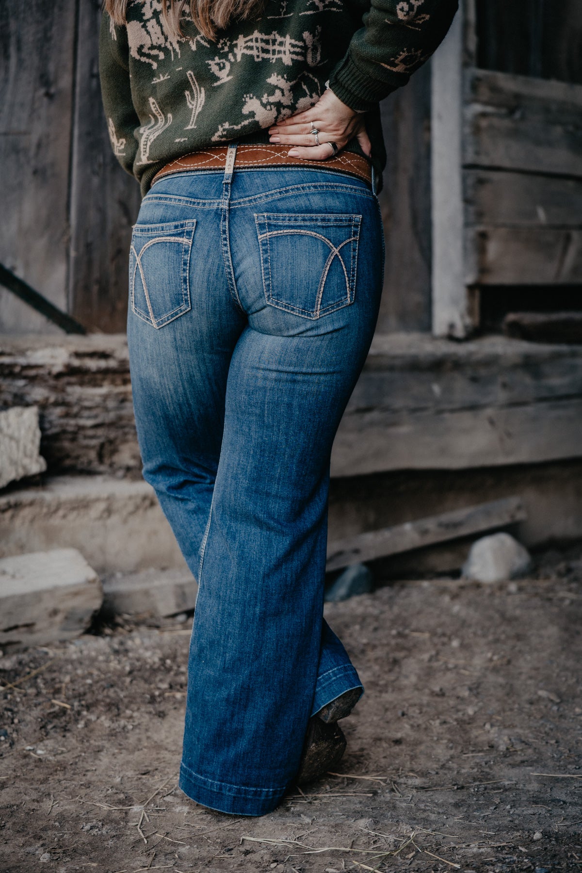 'Hasley' Mid Rise Slim Trouser Jean by Ariat (24-34)