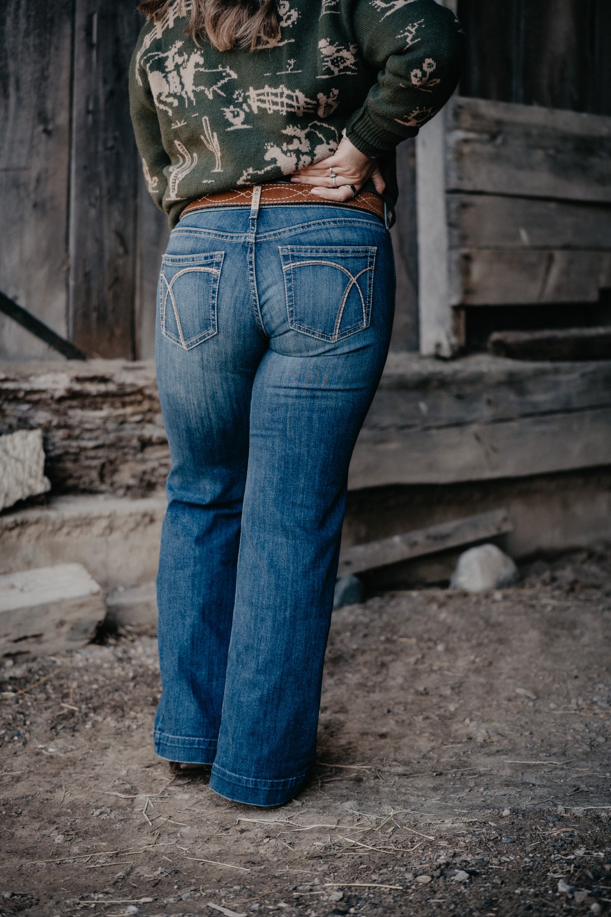 'Hasley' Mid Rise Slim Trouser Jean by Ariat (24-34)