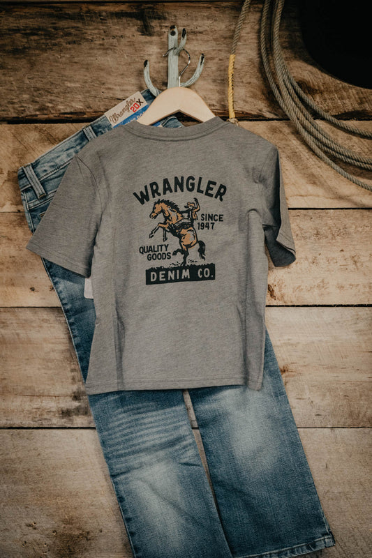 Wrangler Boys Buckin’ Bronc Cowboy T-shirt (Youth M Only)