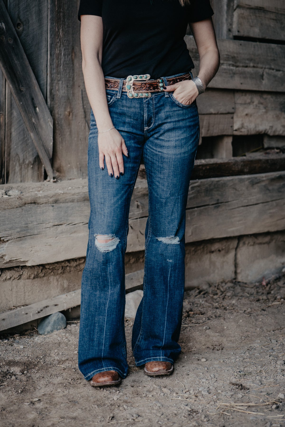 'Florence' Perfect Rise Flare Jean by Ariat (24-34)