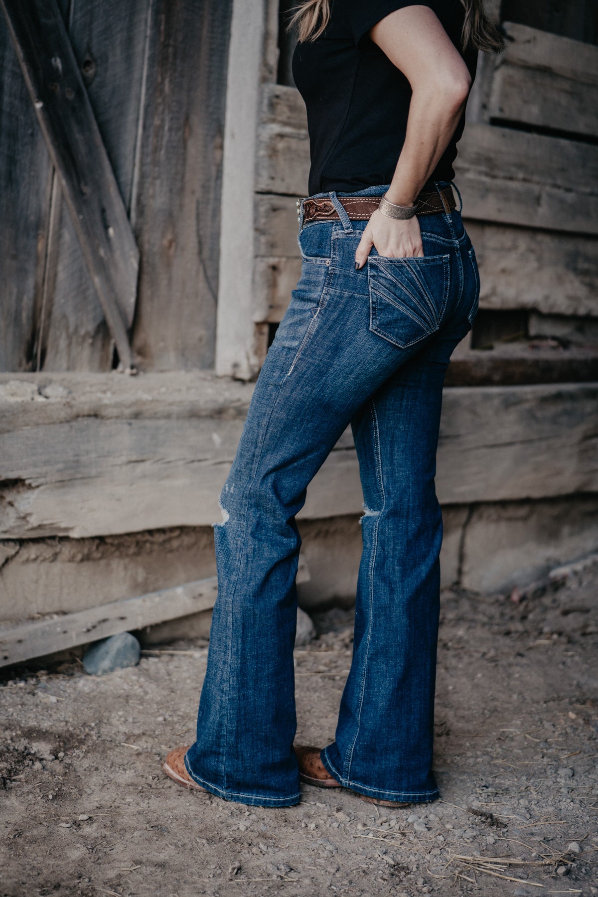'Florence' Perfect Rise Flare Jean by Ariat (24-34)