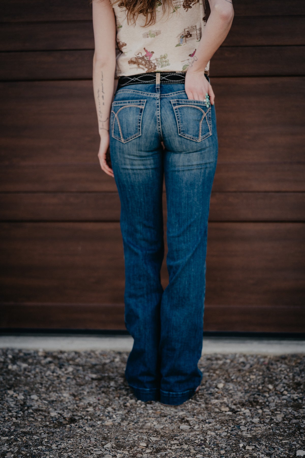 'Hasley' Mid Rise Slim Trouser Jean by Ariat (24-34)