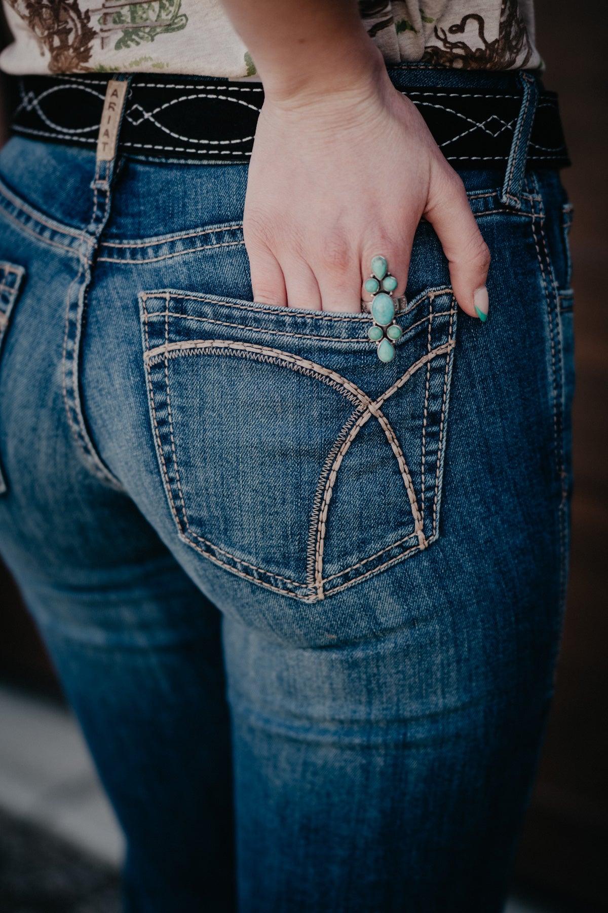 'Hasley' Mid Rise Slim Trouser Jean by Ariat (24-34)