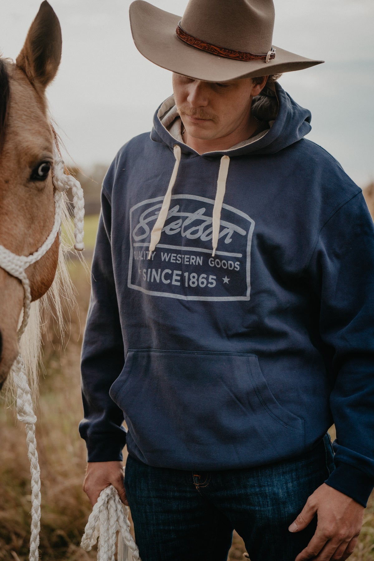 'Quality Goods' Men's Stetson Hoodie (S, M, 2XL Only)