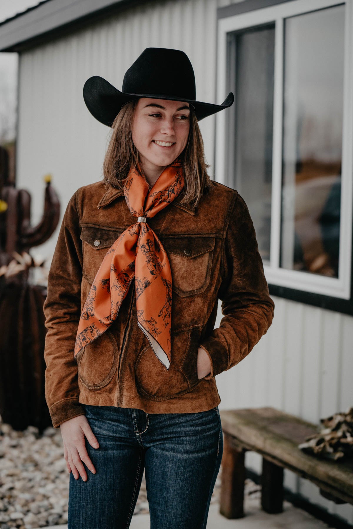 Women's 'Avery Nail' Leather Jacket by STS Ranchwear (S - XL)