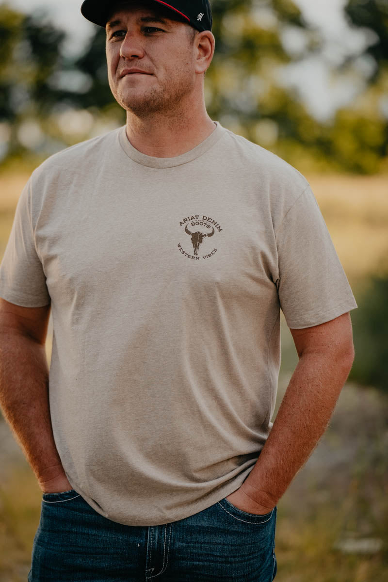 Ariat Men's Bison Skull Graphic T (S-XL)