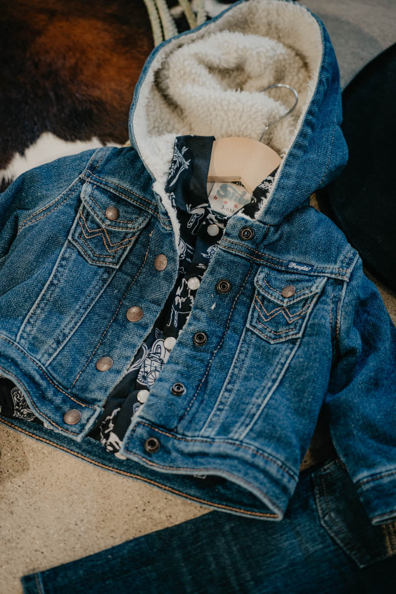 Wrangler Baby Denim Sherpa Jacket (6-9M-4T)