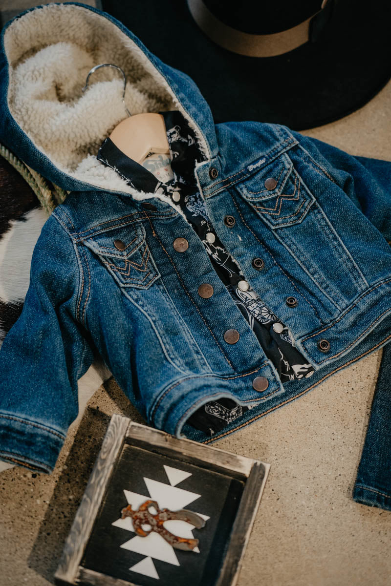 Wrangler Baby Denim Sherpa Jacket (6-9M-4T)