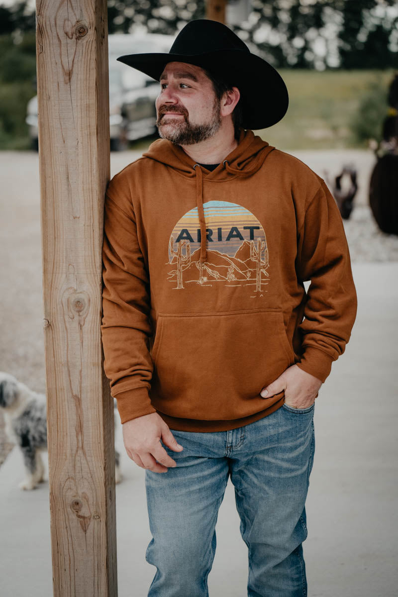 'Desert Sunrise' Men's Ariat Hoodie (S-XXL)