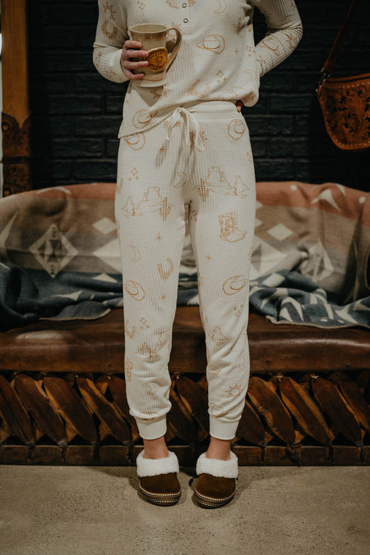 Western Print Lounge Joggers by Z Supply (One XS Only)