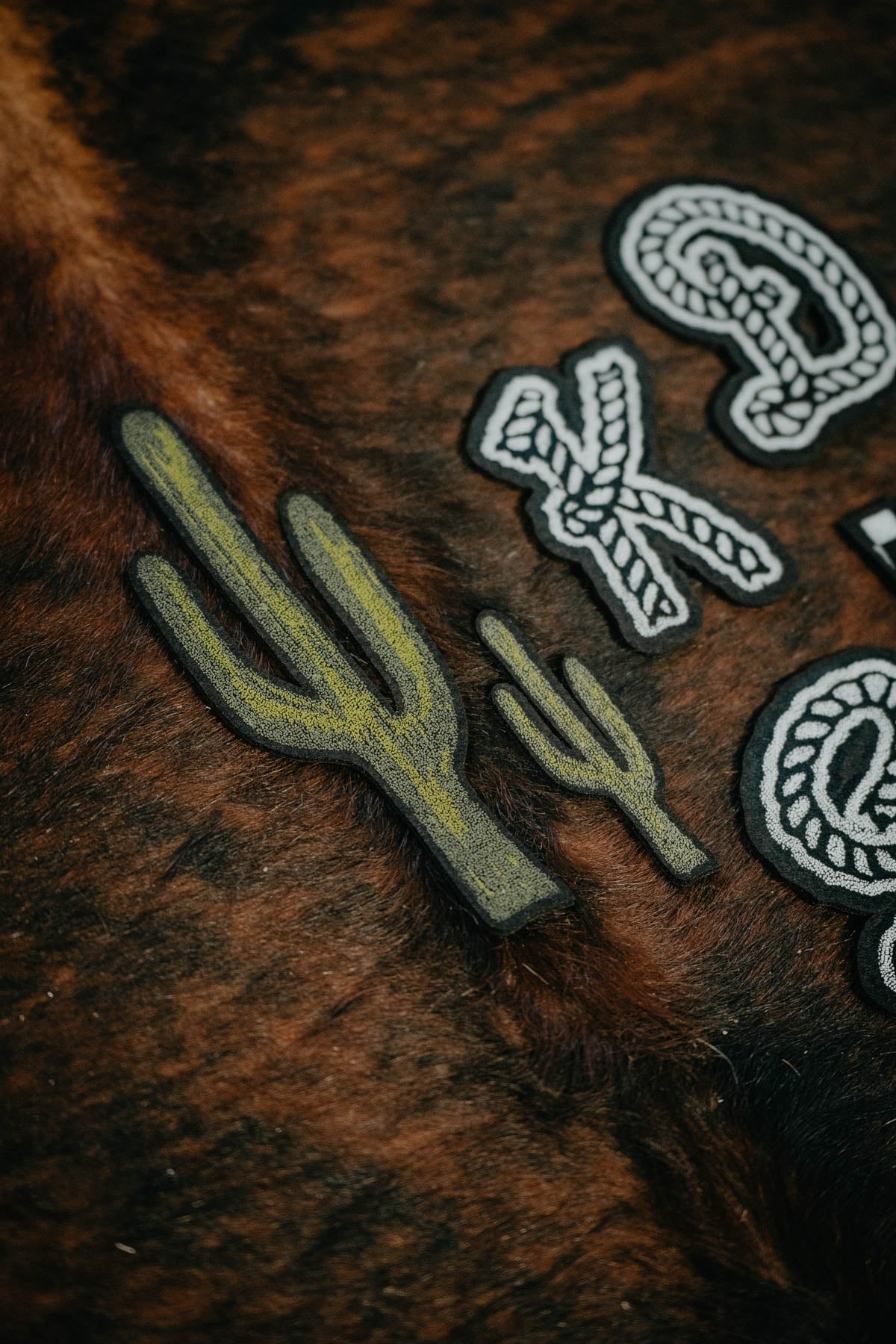 Iron On Western Letter Patches (Small)