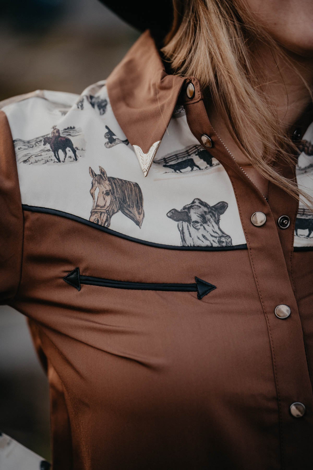 'Sorrel Creek' CC Exclusive Pearl Snap (XS - XXL)