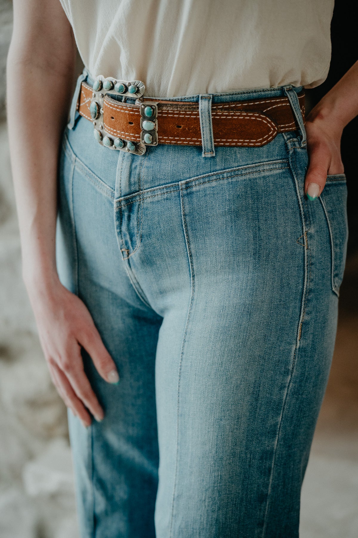 'Delaware' Ultra High Rise Wide Leg Jean by Ariat (24-34)