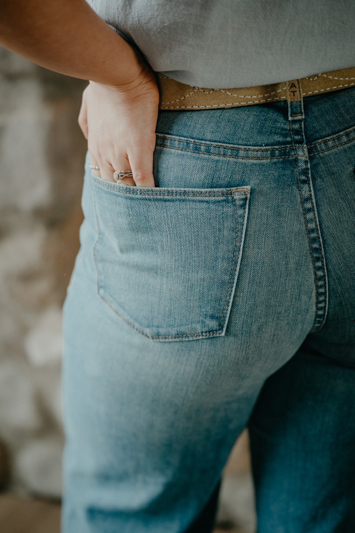 'Delaware' Ultra High Rise Wide Leg Jean by Ariat (24-34)
