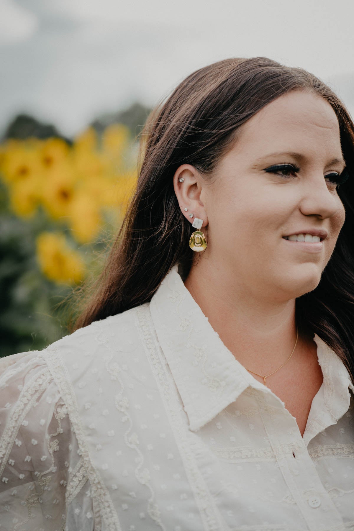 Howlite Hat and Boots Earrings