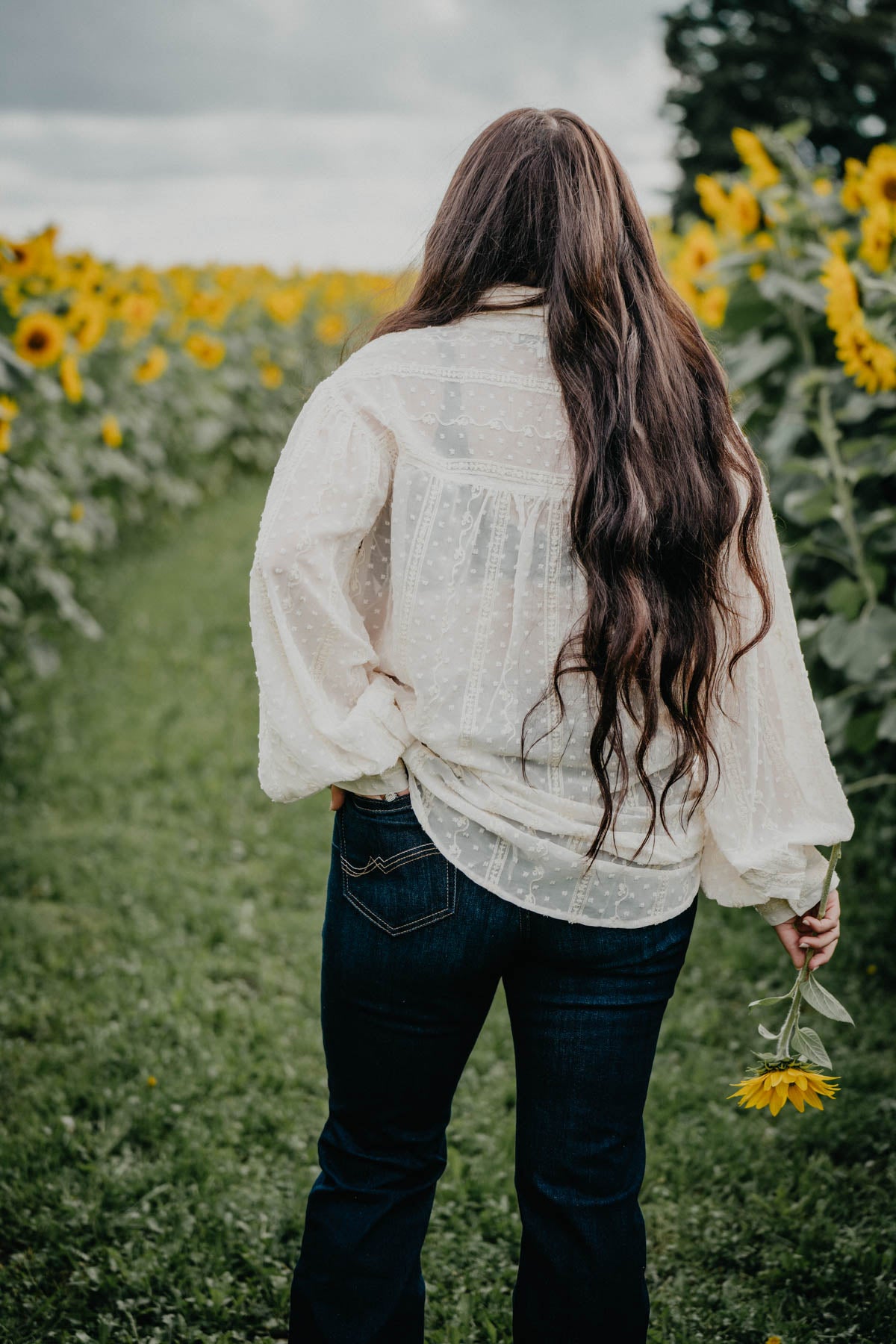 'White Canyon' Cream Embroidered Oversized Tunic Top (S-L)