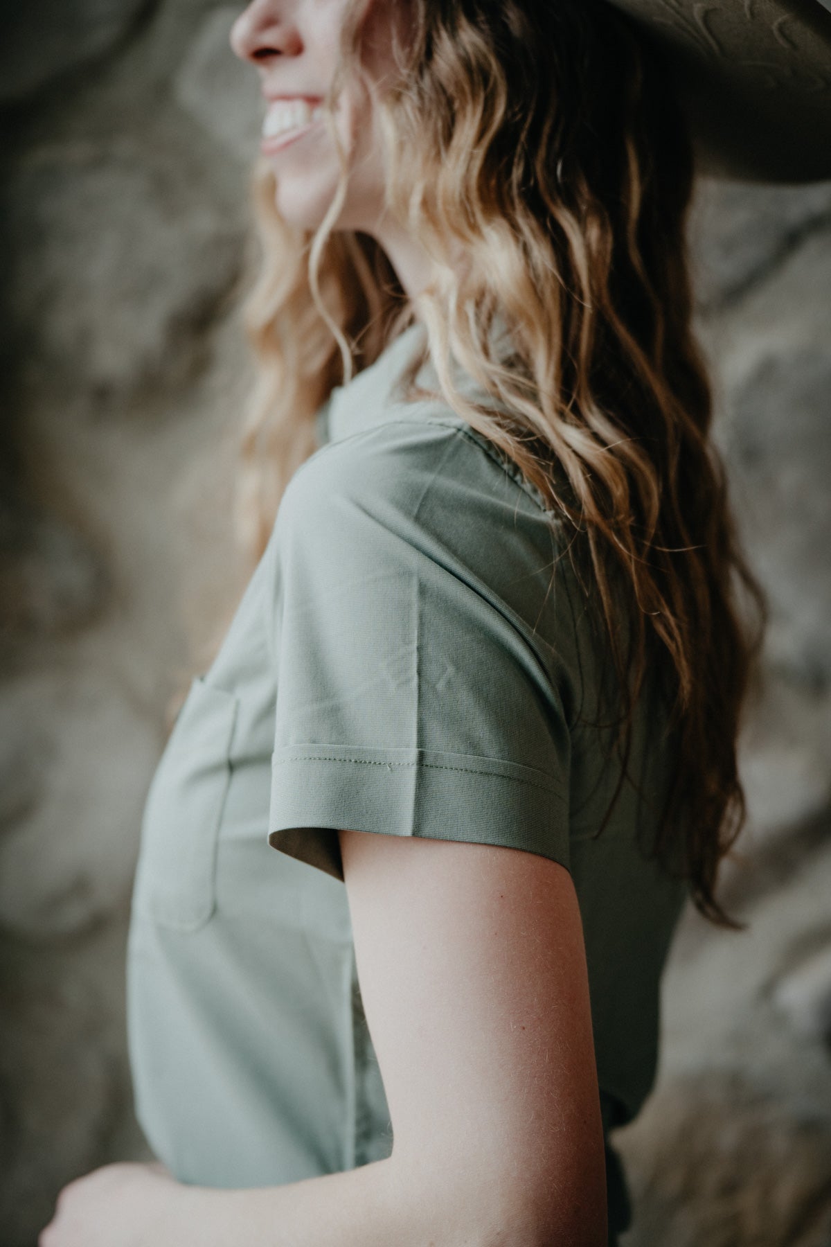 ‘Linville Short Sleeve’ Women’s Button-Up by Kimes (S-XL)