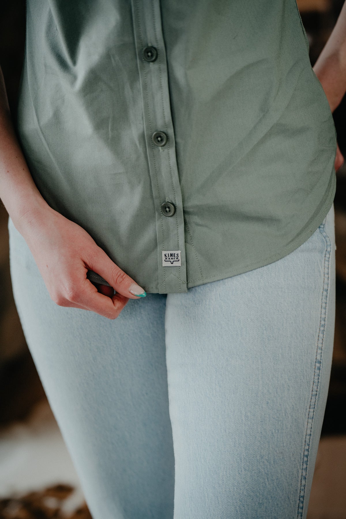 ‘Linville Short Sleeve’ Women’s Button-Up by Kimes (S-XL)