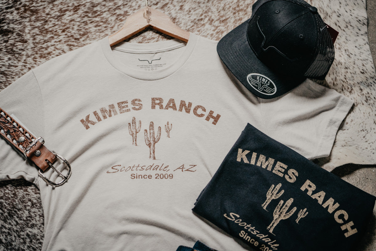 'Welcome' Cactus Unisex Graphic T shirt by Kimes Ranch (2 Colours)