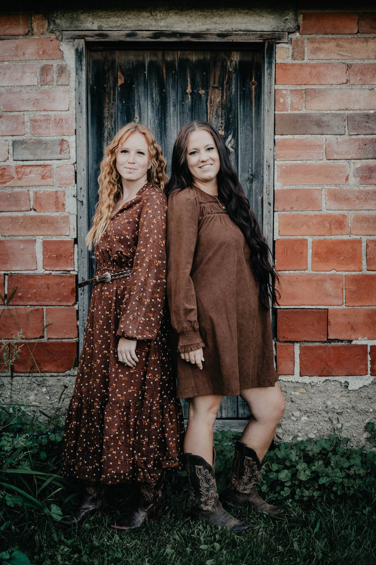 'Iron Ridge' Brown Corduroy Babydoll Dress (S-L)