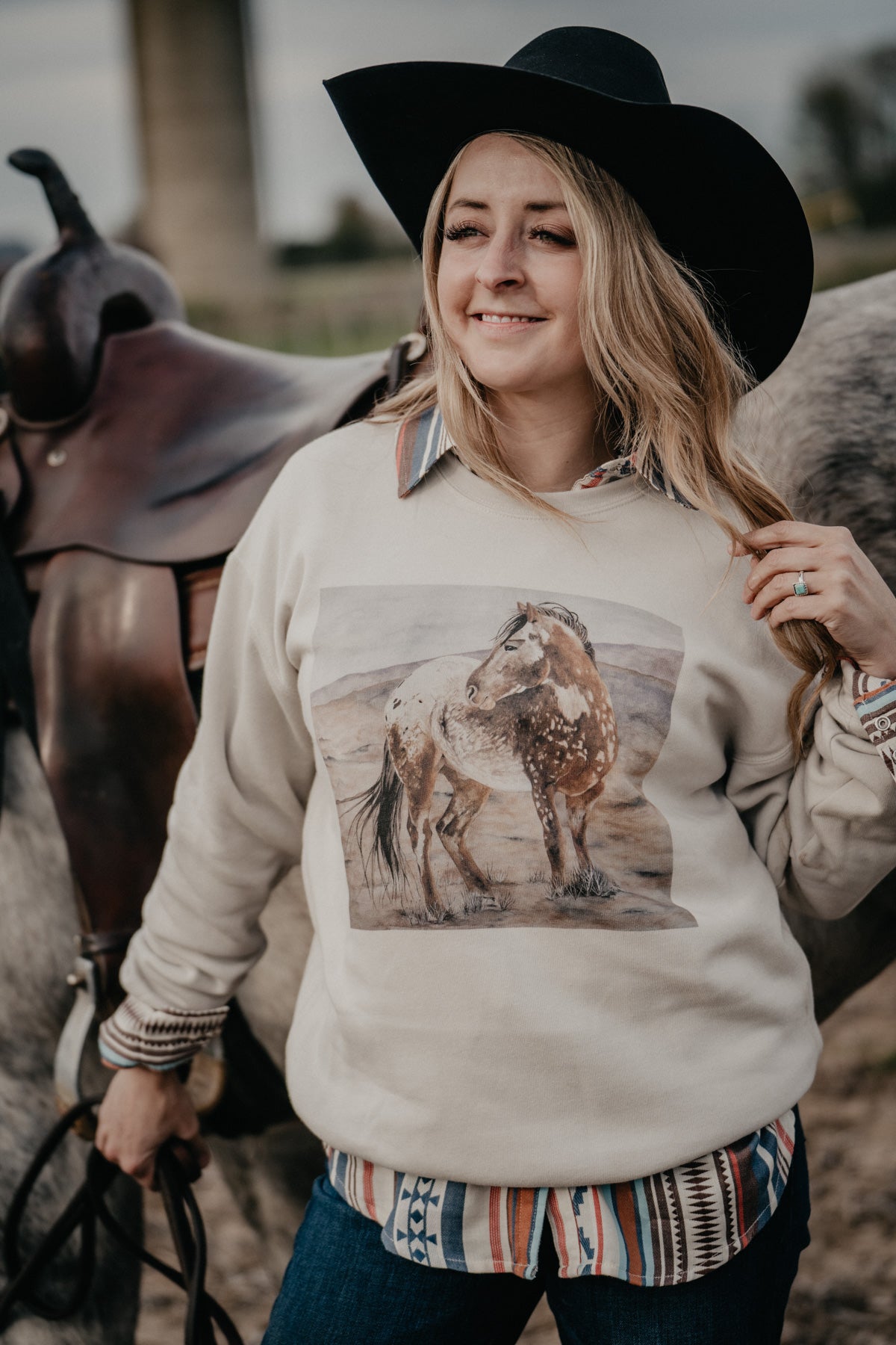 'The Horse with No Name' Pullover Sweatshirt (One XXL Only)