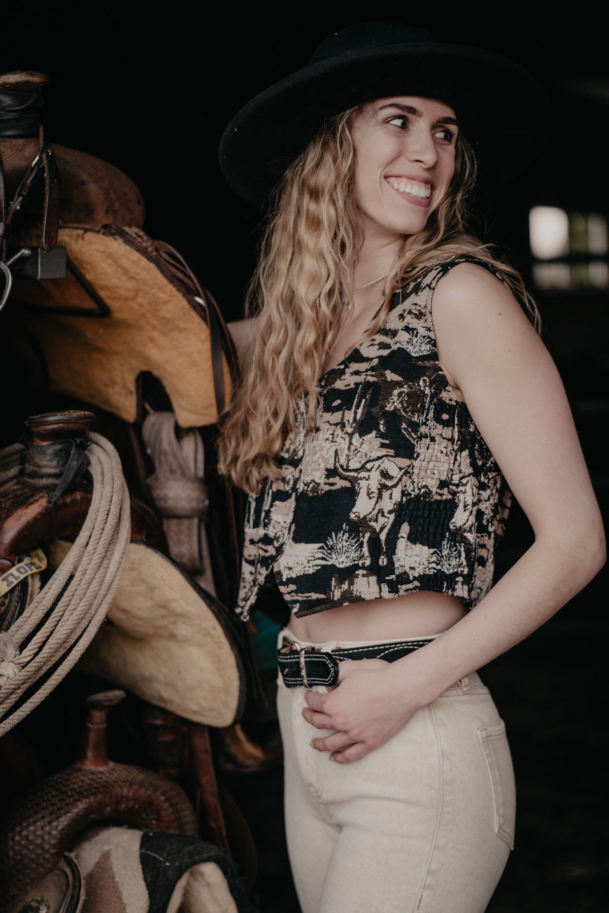 "Burnin' Daylight" Vest (S/M, L/XL)
