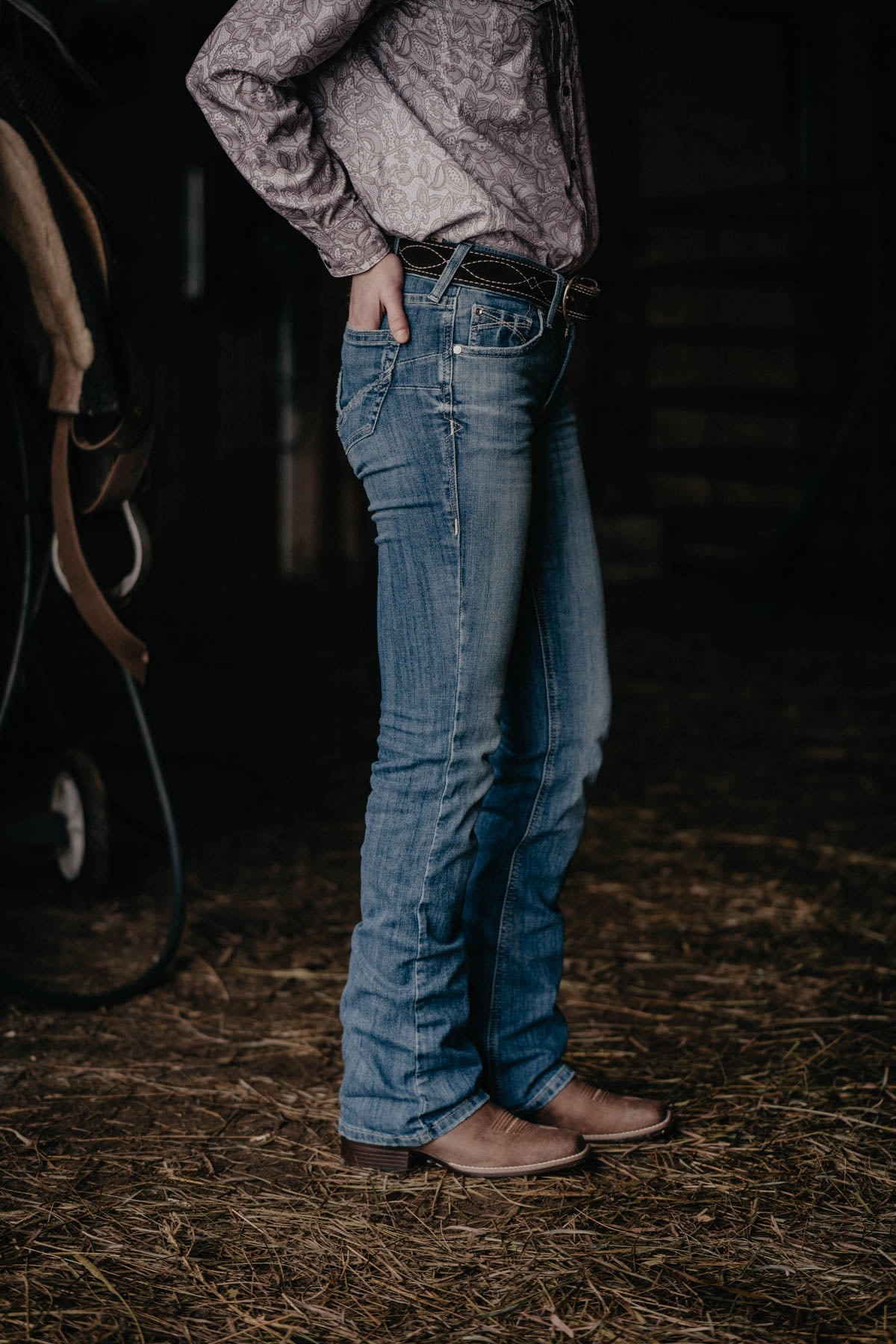 'Malaysia' Perfect Rise Bootcut Jean by Ariat (Sizes 24 - 24W)