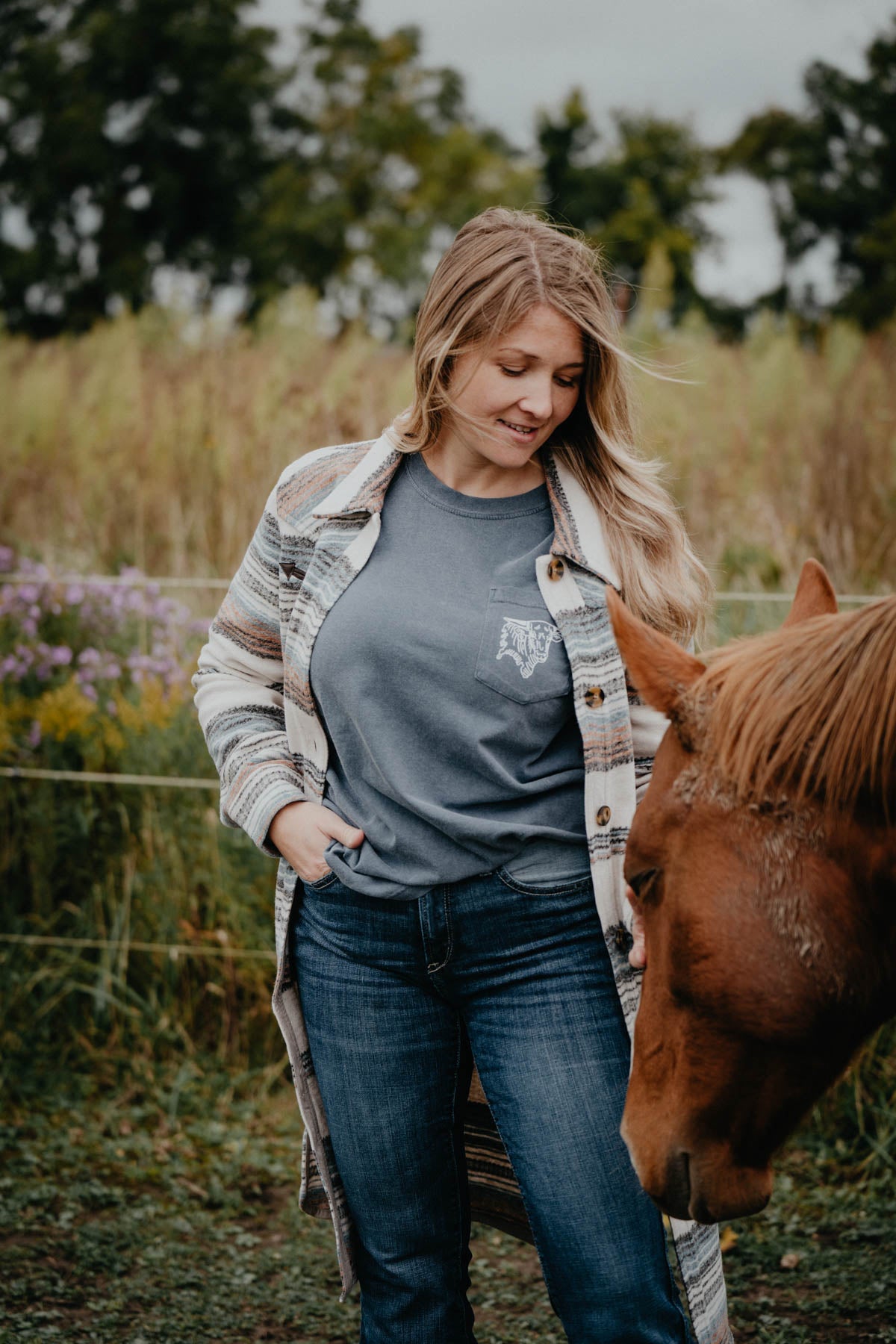 ‘Barlow’ Women's Striped Western Shacket (XS - XXL)