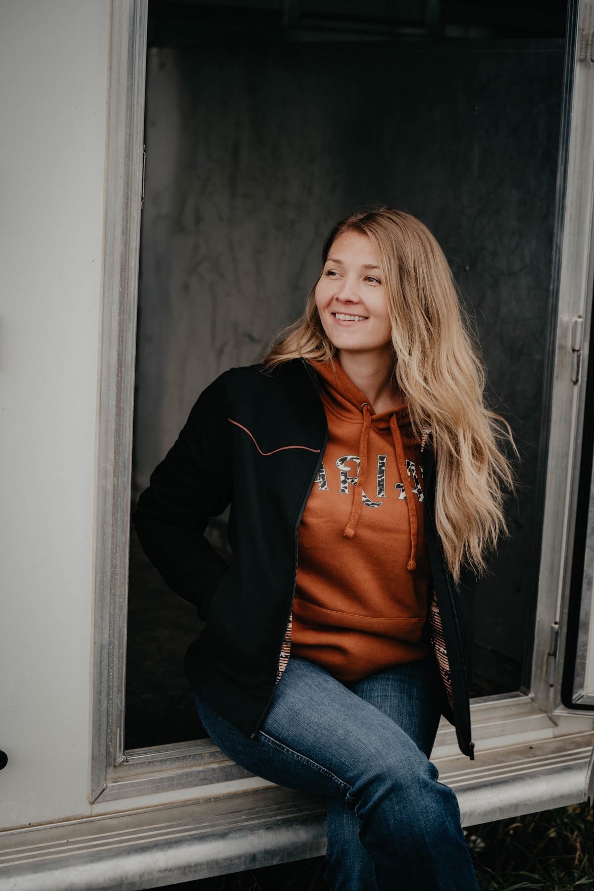 'Creosote' Women's Black Soft Shell Jacket by CINCH (S Only)