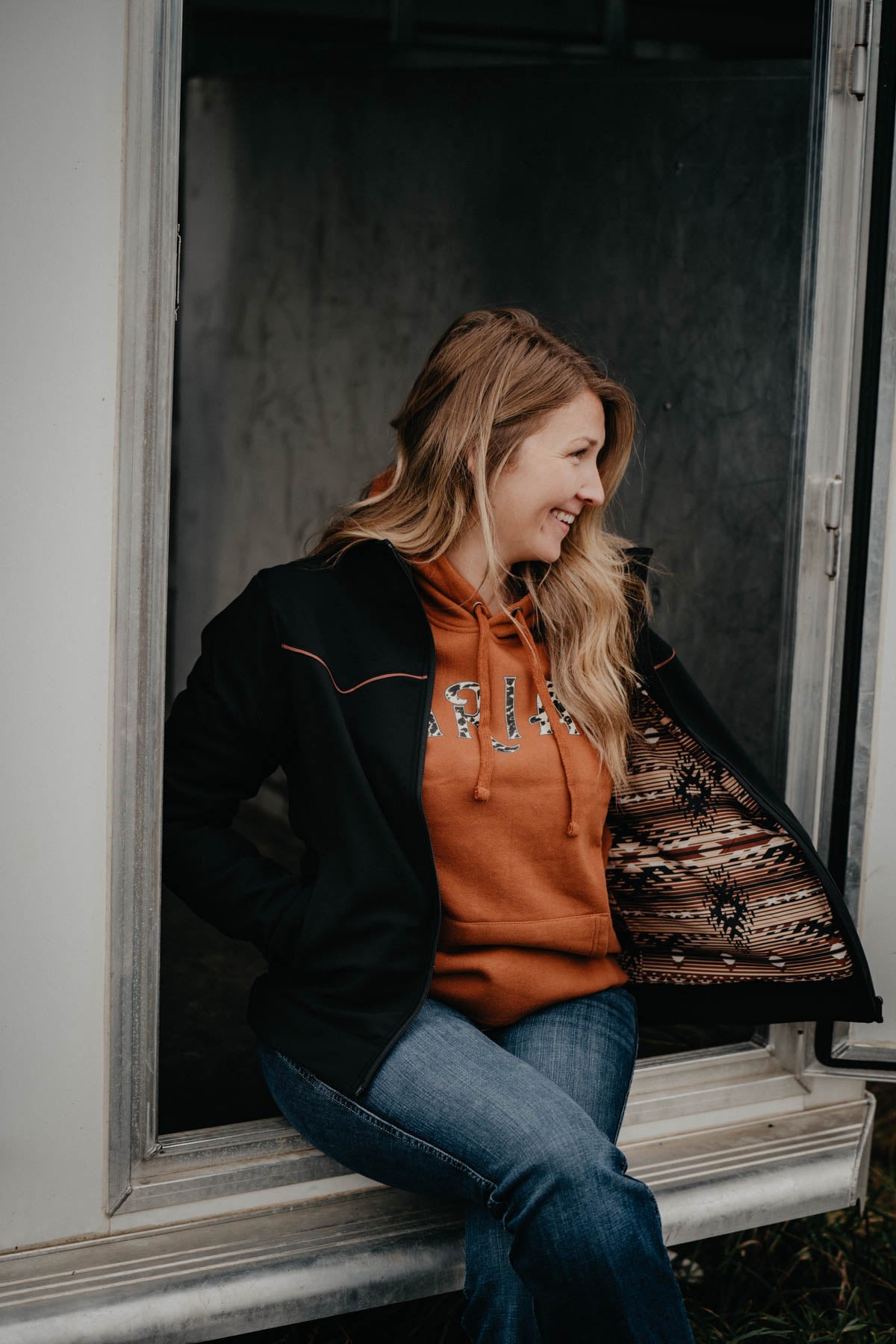 'Creosote' Women's Black Soft Shell Jacket by CINCH (XS - XXL)