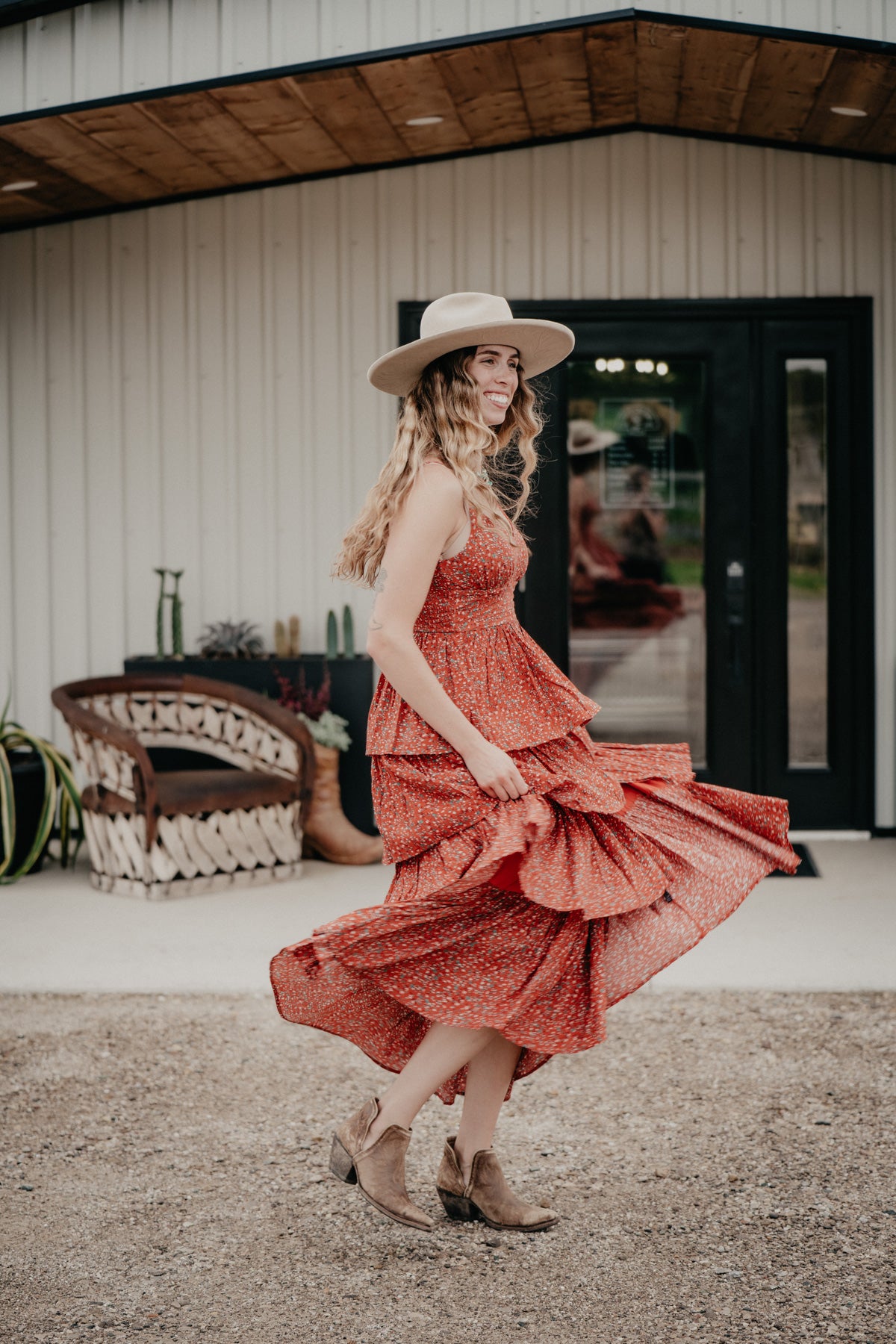 'Carley' Women's Floral Tiered Maxi Dress (S-XL)
