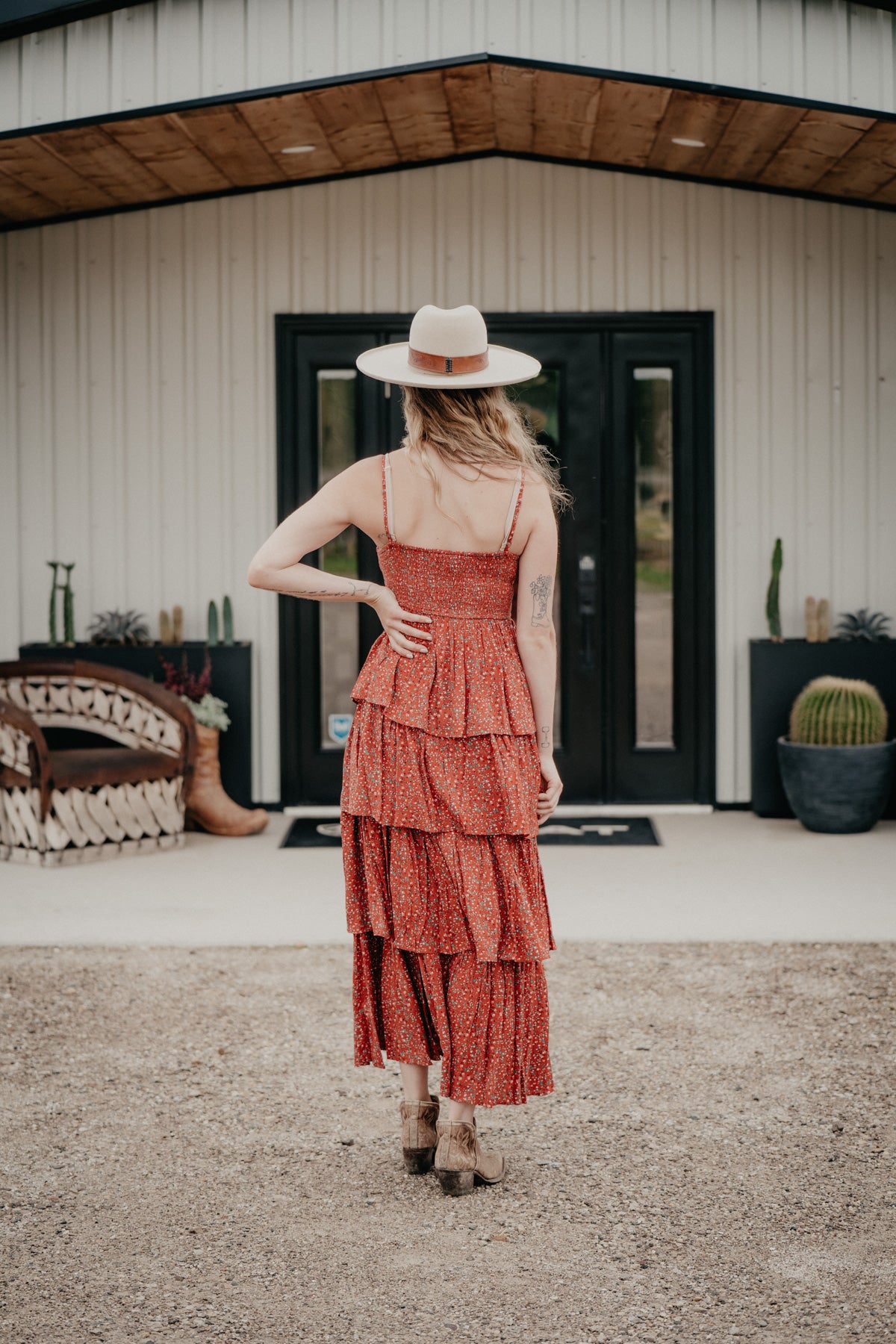'Carley' Women's Floral Tiered Maxi Dress (S-XL)