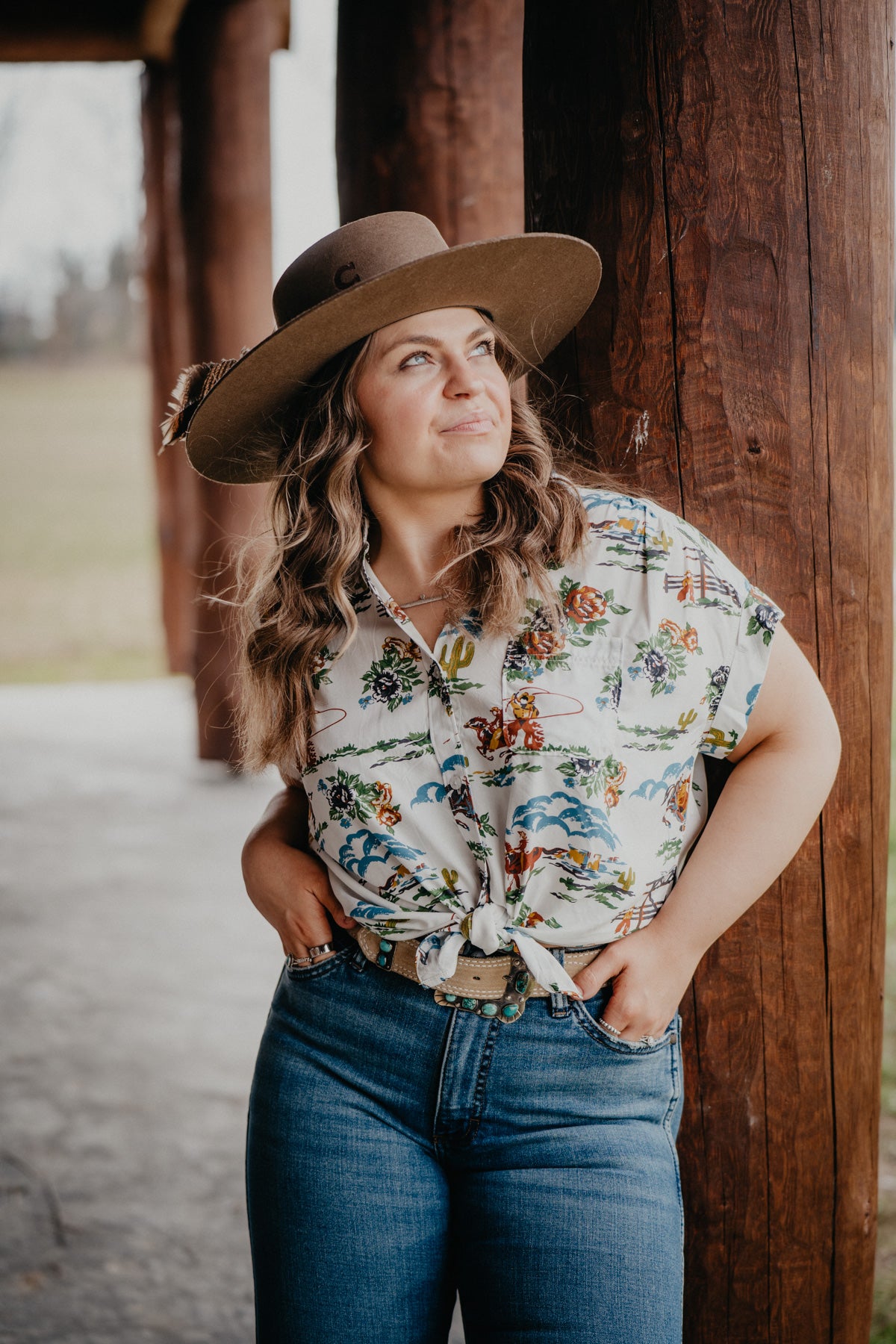 'Noreen' Rodeo Girlfriend Fit Top (XS-XXL)