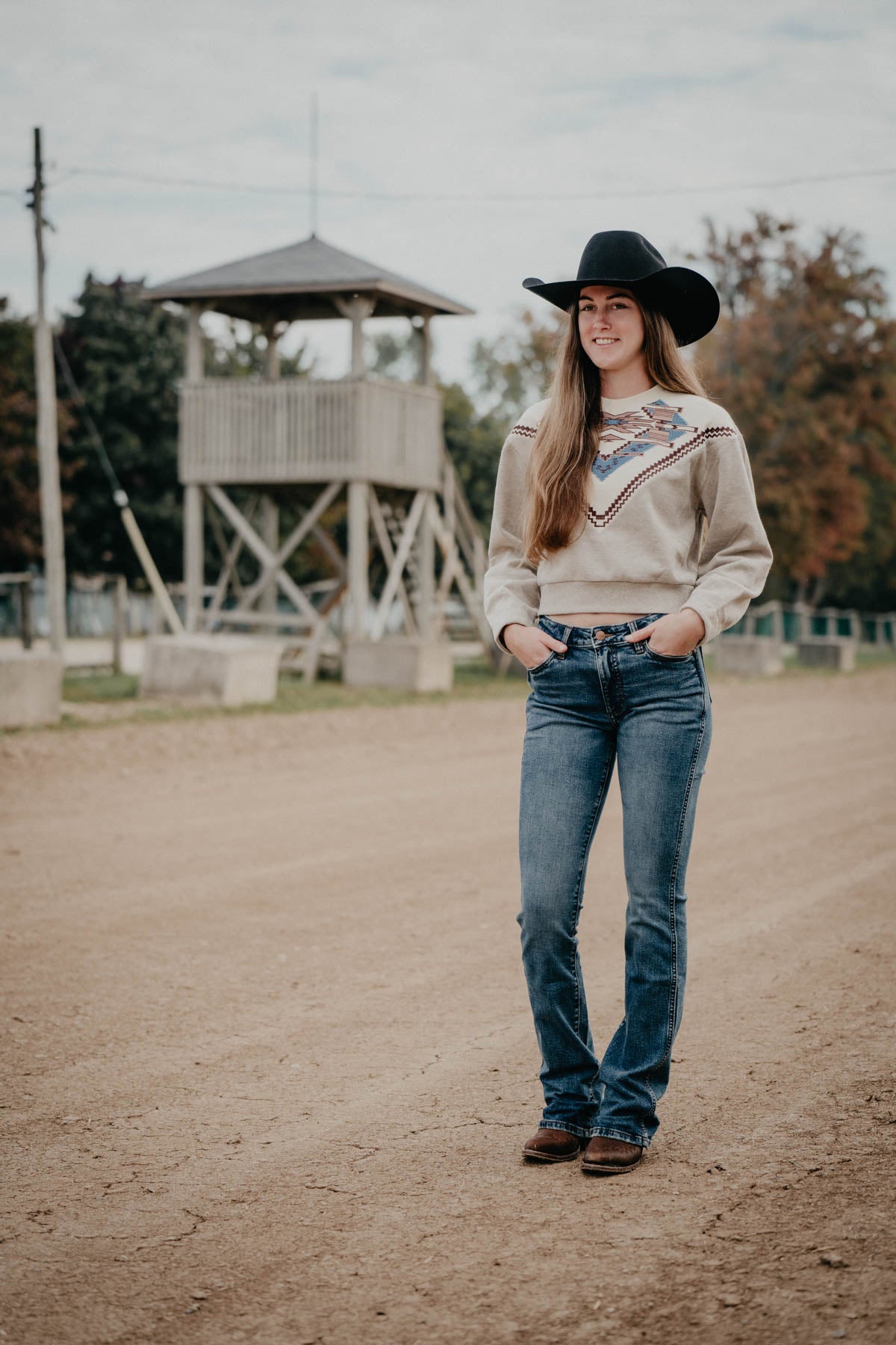 'Abigail' Retro High Rise Slim Bootcut Jean by Wrangler