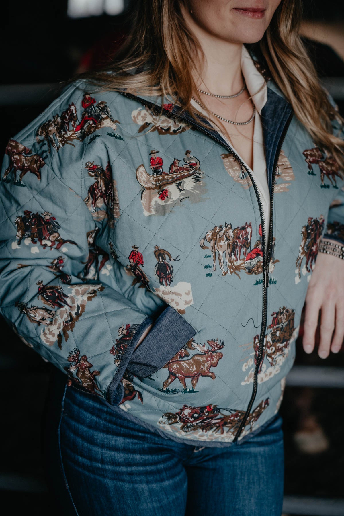 'Settler' Quilted Jacket by Tasha Polizzi (S & M ONLY)
