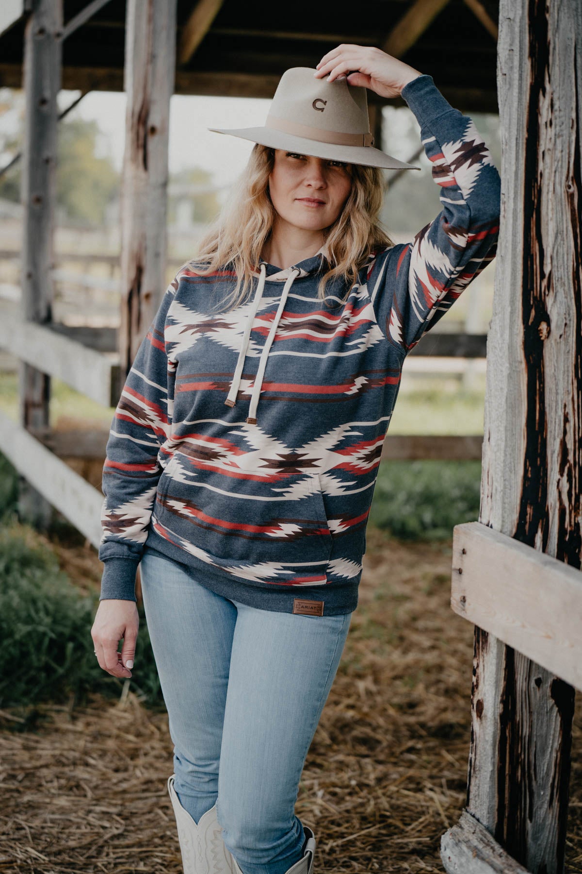 'Rio Grande' Women's Ariat Chimayo Hoodie (S - XXL)