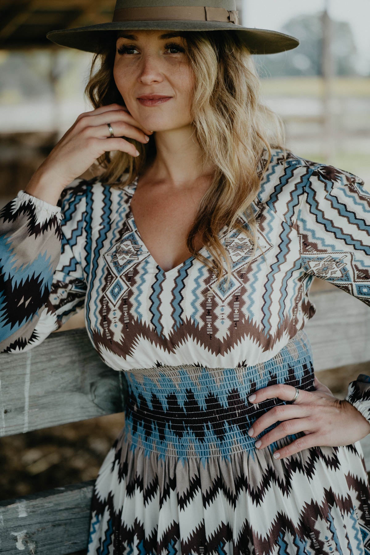 'Two Columns' Ariat X Chimayo Dress (XS - XL)