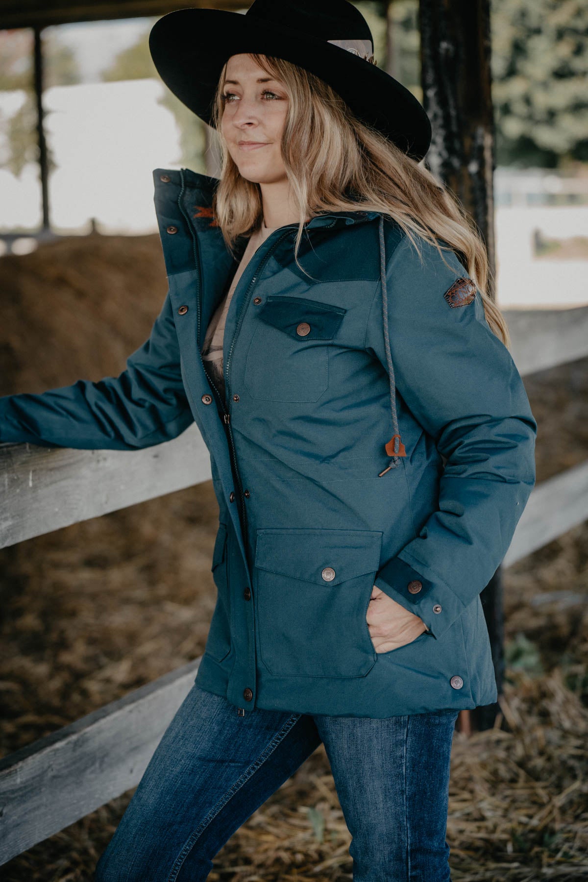 'Isle of Pines' Women's CINCH Green Winter 'Barn Coat' (XS - XXL)