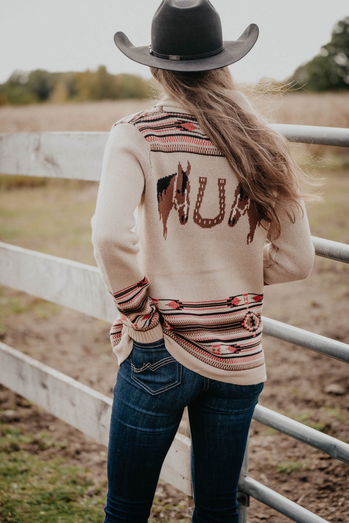 'Avalon' Vintage Inspired Horse Cardigan (3 Colours; S - XXL)