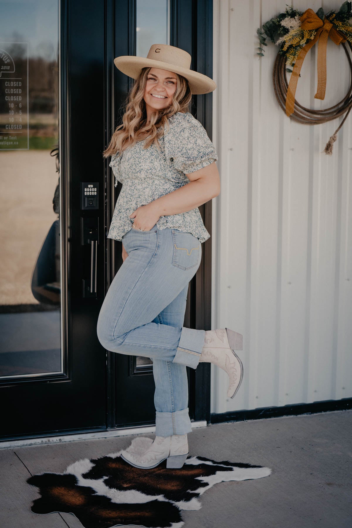 Ariat 'Chandler' Suede Bootie {Cloud White}